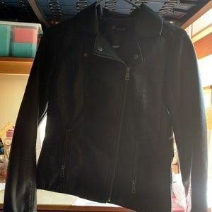 Faux leather jacket